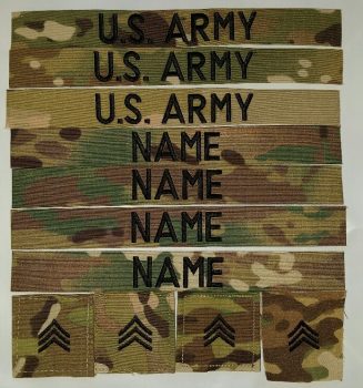 Product - U.S. Amy Scorpion (OCP) Name Tapes and ranks sew on - 11